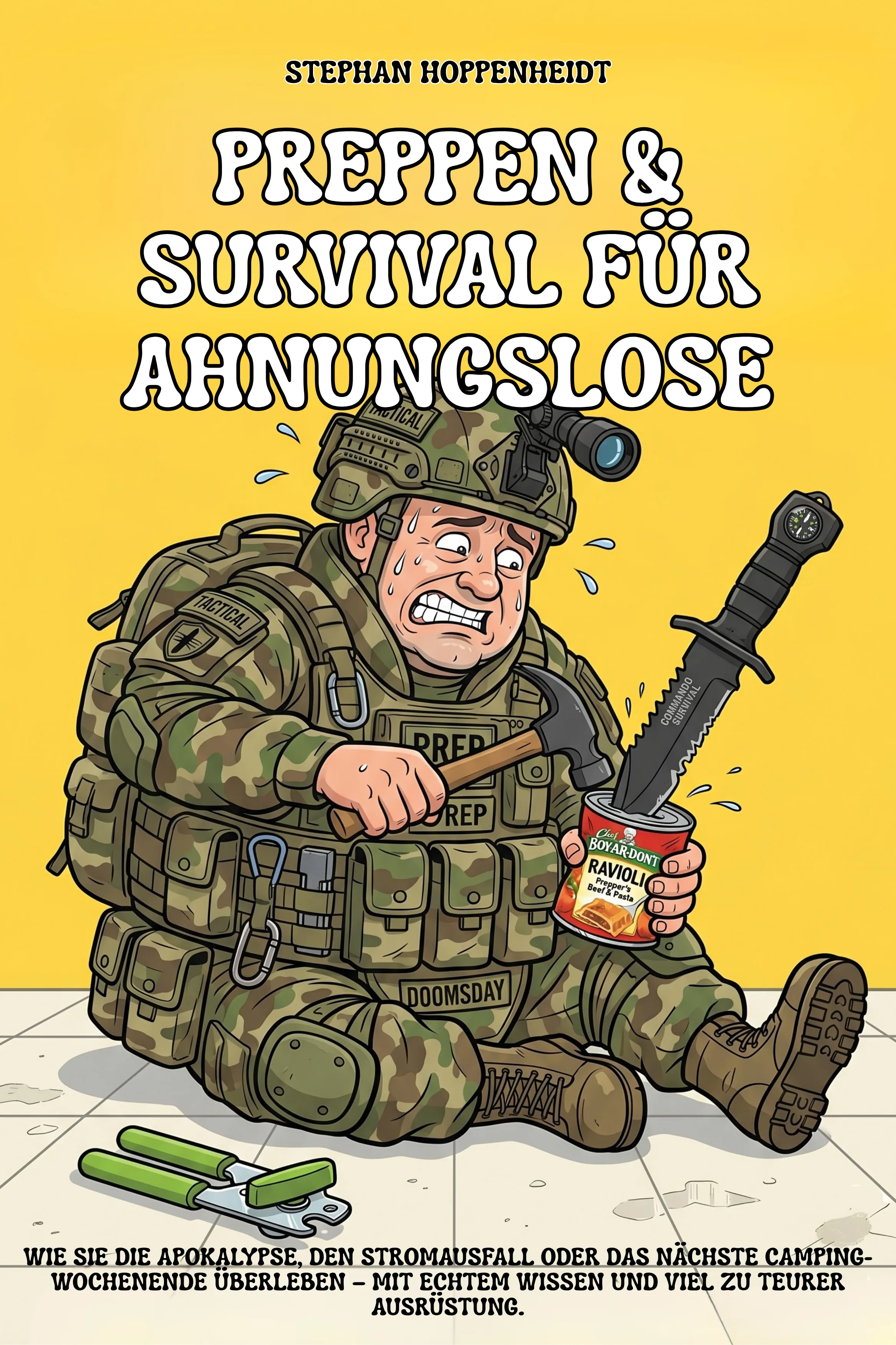 Cover Preppen & Survival für Ahnungslose: Wie Sie die Apokalypse, den Stromausfall oder das nächste Camping-Wochenende überleben