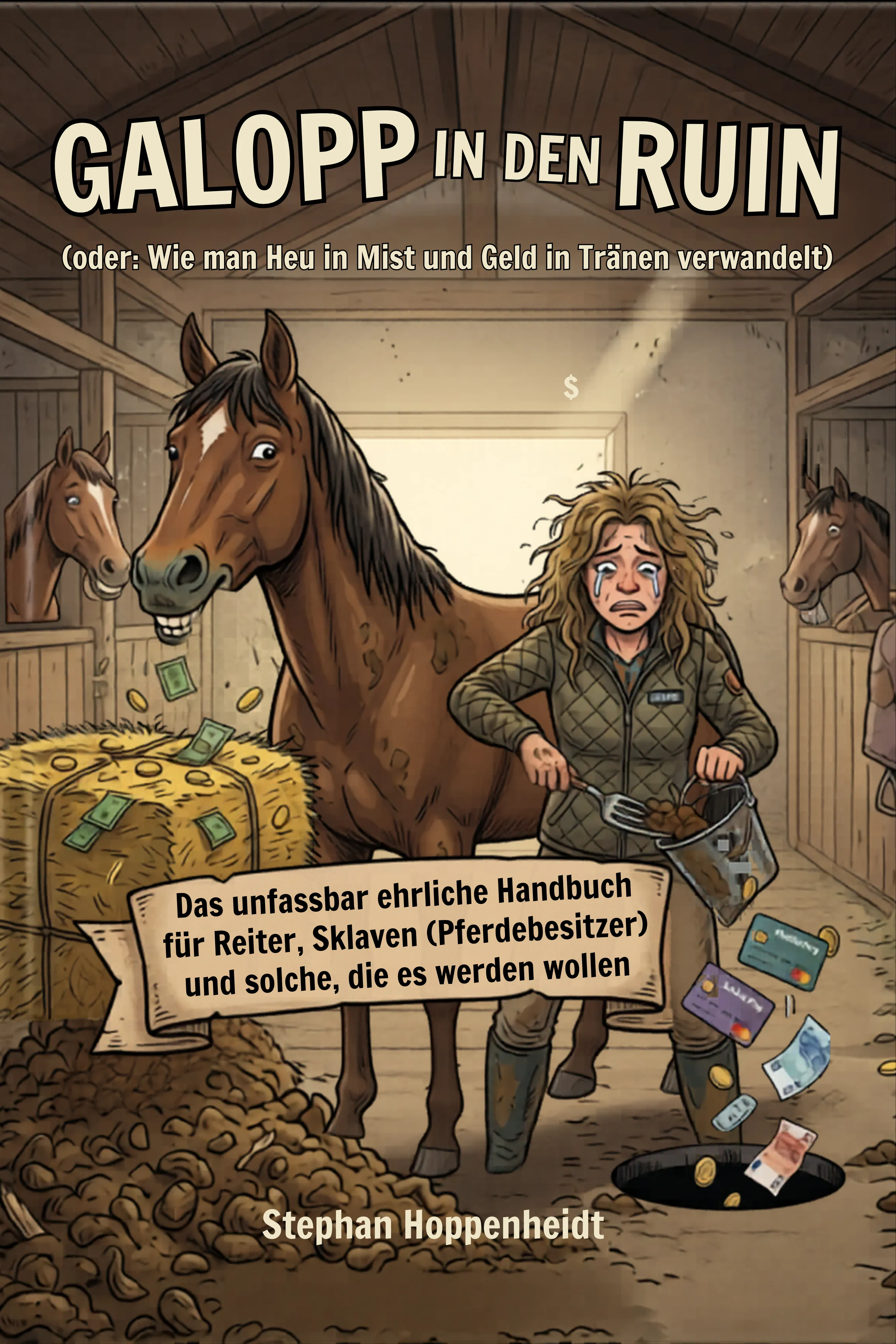 Cover Galopp in den Ruin (oder: Wie man Heu in Mist und Geld in Tränen verwandelt)
