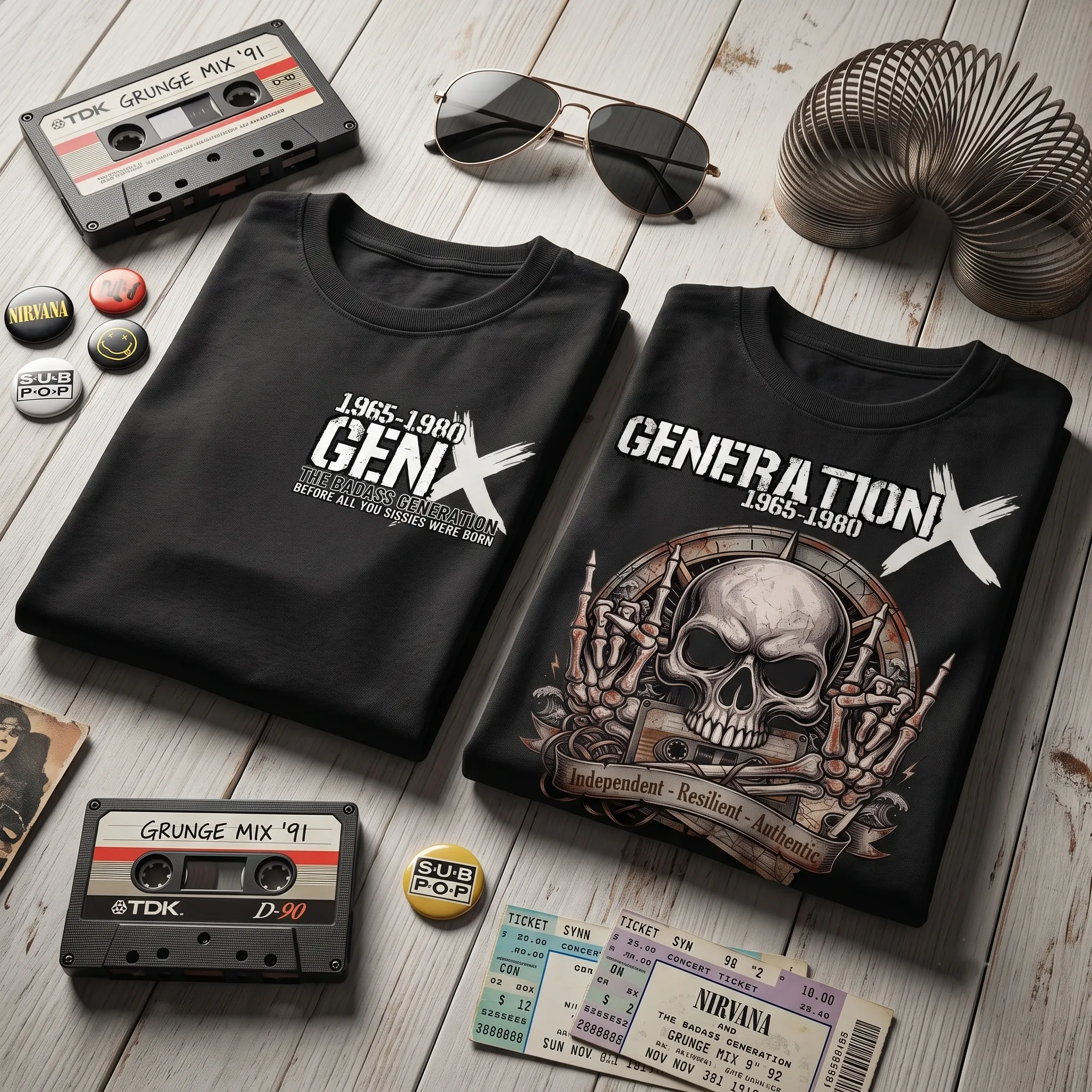 Generation X T-Shirt Gen X 1965-1980